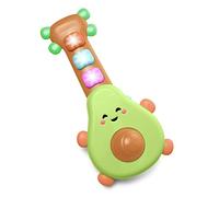 Skip Hop Guitare Avocat - Jouet Bébé 6 Mois Musique - Lumière et 10 Rythmes de Guitare - Jeu d'Éveil Stimule Vue, Ouïe & Motricité - Facile à Tenir en Main avec 3 piles AAA Incluses - Farmstand