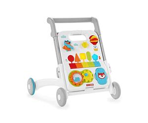 Skip Hop Joli Pousseur Trotteur Bébé avec Tableau d'Activités - Explore & More 4 en 1 - Hauteur Réglable - Convertible Jeux, Motricité Bébé, Poussette Trotteur, Chariot de Marche, Musique et Lumière