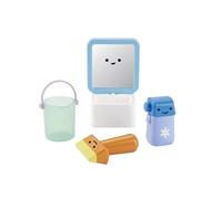 Skip Hop - Jouet de bain pour bébé, design miroir frais et propre, 4 pièces, miroir et évier, jeu de simulation, jouet de développement sensoriel pour baignoire, à partir de 12 m