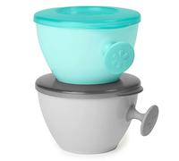 Skip Hop - S252007 - Bols faciles à saisir, gris et bleu sarcelle