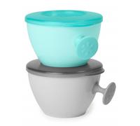 Skip Hop – Bols faciles à saisir – S252007 – Gris et bleu sarcelle