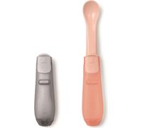 Skip Hop Set cuillère à bouillie, gris/corail