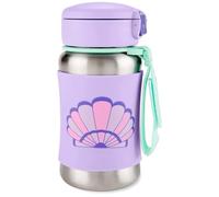 Skip Hop Spark Style Bouteille avec paille en acier inoxydable - Coquillage