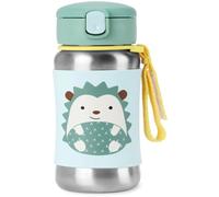 Skip Hop Spark Style Straw Bottle gourde en inox avec paille Hedgehog 12 m+ 1 pcs