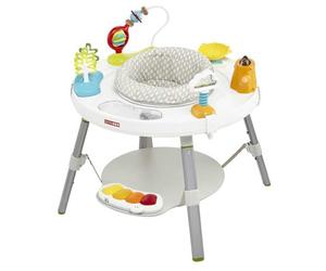 Skip Hop Table d'Activités Évolutive et Rebond - Bébé 4 Mois et plus - Jeu d'Éveil pour Apprendre à Marcher - Siège Rotatif 360° Rebondissant, + de 25 Activités - Boucles pour Attacher Jouets