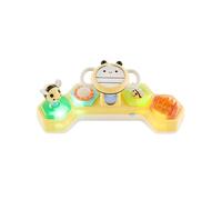 Skip Hop Tummy Time & Sit Play cause et effet, développement jouet pour bébé avec 5 activités et 2 possibilités de jeu, éclairage, chansons et sons, volant de ferme, lac et abeille, pour enfants
