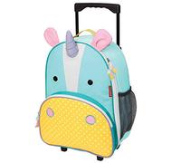 Skip Hop Valise Enfant Licorne - Sac Maternelle de Qualité dès 3 Ans - Cartable Voyage & Sac École pour Enfants avec Poignet Rétractable, Poche à Bouteille, Tirettes de Fermeture Éclair - Pratique