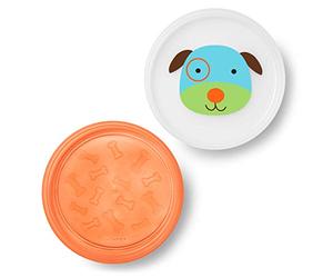 Skip Hop Zoo Smart Serve Lot de 2 assiettes pour chien