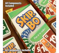 SKIP. Jeu de cartes BO - Édition anglaise | Soinement amusant en séquence pour 2 à 6 joueurs, idéal pour les soirées de jeux en famille 0129G