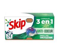 Skip Lessive Capsule Hygiène 500g - Une Lessive Tout-En-Un Pour Une Propreté Résistante et Antibactérienne - PACK ECO Efficace Sans Gaspillage! - Le Lot De 2