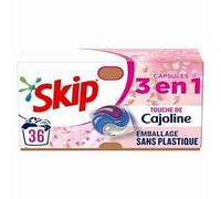 SKIP Lessive capsules 3-en-1 touche de cajoline x36 - Les 36 capsules