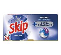 Skip Lessive capsules extra detachant - La boite de 24 capsules