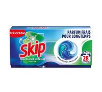 SKIP Lessive Capsules Tout en 1 Fraîcheur Intense