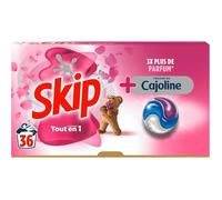 Skip Lessive capsules Tout en 1 Touche de Cajoline 36 lavages