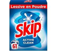 Skip Lessive en Poudre Active Clean 61 Lavages
