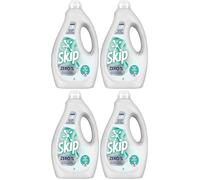 Skip - Lessive Liquide - 0% - Efficace Tout en Respectant les Peaux Très Sensibles - Formule Sans Parfum ni Colorants et Conservateurs MIT-BIT - Certifiée ECARF - 35 Lavages (Lot de 4)