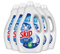 SKIP - Lessive Liquide Active Clean - Propreté Impeccable - Fraîcheur Longue Durée - Détache les vêtements tout en respectant fibres et couleurs - Lot de 5x40 lavages