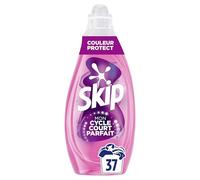 Skip Lessive liquide Mon Cycle Court Parfait Couleur Protect - 37 lavages - 1ère lessive conçue pour cycle court, efficace dès 15 minutes