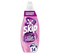 Skip Lessive liquide Mon Cycle Court Parfait Couleur Protect - 54 lavages - 1ère lessive conçue pour cycle court, efficace dès 15 minutes