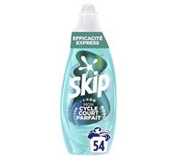 Skip Lessive liquide Mon Cycle Court Parfait Efficacité Express - 54 lavages - 1ère lessive conçue pour cycle court, efficace dès 15minutes