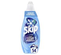 Skip Lessive Liquide Mon Cycle Court Parfait Odeur Control, 54 Lavages | Nettoie le linge en cycle court dès 15 minutes, technologie Pro-S TM pour une dissolution optimale et élimination des odeurs
