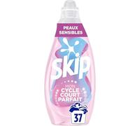Skip Lessive Liquide Mon Cycle Court Parfait Peaux Sensibles, 37 Lavages