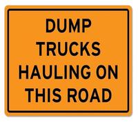 Skip Loader Haul Route Playful Tin Sign For Yard 12x8 Inch