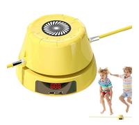 Skip Rope Machine: Dispositif de contournement LED intelligent avec télécommande | Exercice de groupe, jeux de famille, amusement de bureau, outil d'entraînement de fête, entraîneur électrique d