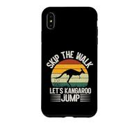 Skip The Walk Let's Kangourou Jump Kangourou Coque pour iPhone XS Max