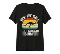 Skip The Walk Let's Kangourou Jump Kangourou T-Shirt Haut de Gamme