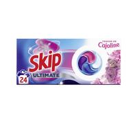 Skip Ultimate Cajoline Capsules de Lessive 4 en 1 Lot de 24