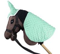 Skippi Derby et protège-oreilles pour Hobby Horse - vert - pastel