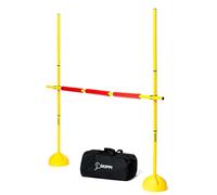 SKIPPI Hobby Horse Obstacle 135 cm, Barre de Saut Léger et Portable pour Cheval à bâton, Hauteur Réglable, Hobby Horse Accessoire, Saut de Haie, Hobby Horsing