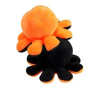 SKIPTHYBER Pieuvre en peluche, double face, réversible, décoration d'anniversaire, cadeau pour enfants, garçons, filles, amis