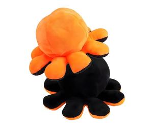 SKIPTHYBER Pieuvre en peluche, double face, réversible, décoration d'anniversaire, cadeau pour enfants, garçons, filles, amis