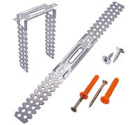 SKIR'CO Lot de 10 supports de montage 60/125 mm pour plafond direct, support en U pour profil CD