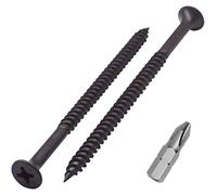 SKIR'CO Lot de 150 vis pour cloison sèche, finition phosphatée, 4,2 x 70 mm, filetage fin, tête trompette Phillips