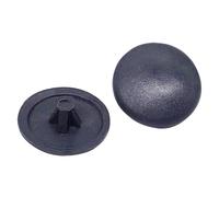 SKIR'CO Lot de 200 cache-vis Pozi gris de 12 mm de diamètre - Capuchons en plastique à clipser - Couleur RAL 7016