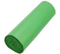 SKIR'CO Lot de 50 sacs poubelle de 60 litres - Sacs poubelle verts de 60 x 72 cm - Sacs poubelle de couleur verte