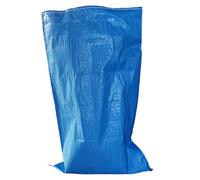 SKIR'CO Lot de 50 sacs tissés bleus en polypropylène pour nourriture, gravats, déchets - 50 x 85 cm