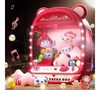 Skirfy Machine de préhension pour enfants - Jouet licorne pour filles à partir de 6 ans - Jeux d'arcade - Mini machine de vente avec jouet boueux - Distributeur de bonbons - Jeu de préhension -