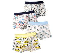 Skirolli Sous-vêtements Garçons Slips pour Enfants Confortables Respirants Doux Taille Élastique pour la Vie Quotidienne Activités de Plein Air 3-14 Ans Boxer Garçons 140, Blanc., 8-10 ans