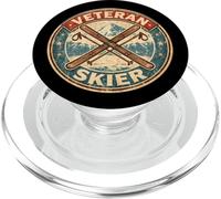 Skis Anciens Combattants pour Skieur Vintage PopSockets PopGrip pour MagSafe