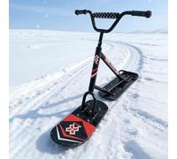 Skis de neige et scooter avec direction à 360°, double lame, supporte 150 kg, motoneige tout-terrain pour les aventures d'hiver