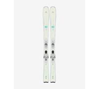Skis Dynastar E Lite 2 Xpress + fixations Xpress 10 GW B83 blanc femme - 148