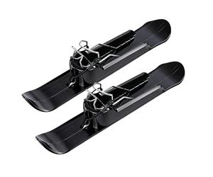 Skis pour Scooter des Neiges - Conversion Scooter De Ski 53x9,5x7,7 Cm pour Poussette Bébé | Accessoire pour Traîneau À Neige | Accessoire d'hiver 2 en 1 pour Draisiennes, Chariots De Golf, Fauteuils