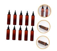 SKISUNO 10 pièces Flacons Voyage avec Bec Distributeur de Shampooing Rechargeable Portable pour Maison et Déplacements