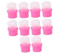 SKISUNO 10 Pièces Manucure Nail Polish Removers Covers PP Confortables et Réutilisables pour Retrait Ongles Outils Pratiques pour Soins DIY