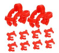 SKISUNO 10 Pièces Plastic Keck Clamps Conical Interface For Laboratory Glass Ground Securement Couleur Aléatoire