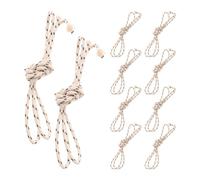 SKISUNO 10 Rouleaux de mèches de Rechange en Coton pour Lampes à pétrole - Mèches Rondes de 1 m x 0,4 cm pour lanternes à pétrole, brûleurs à Paraffine et Fabrication de Bougies.